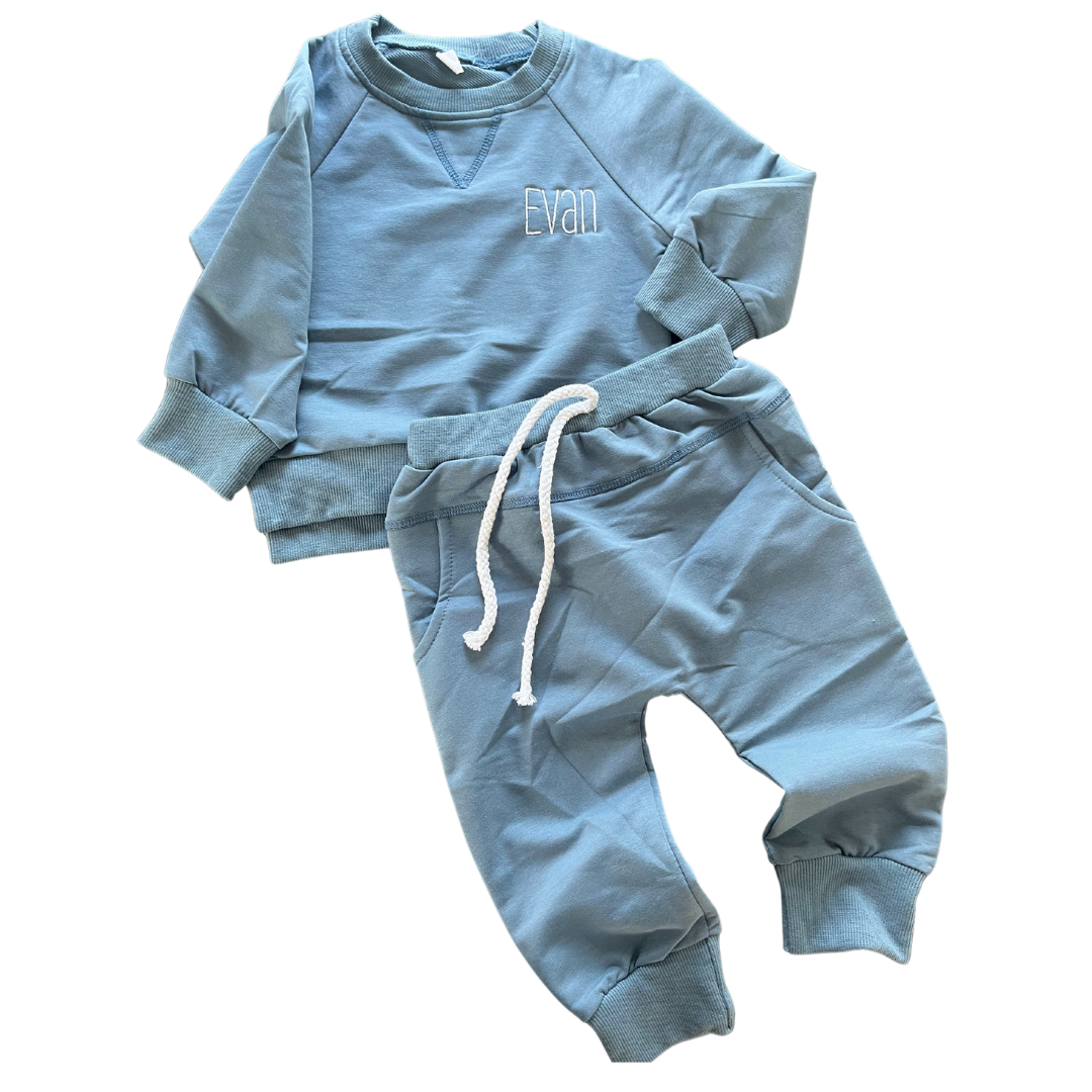 Embroidered Baby Set