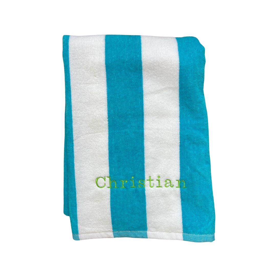 Embroidered Beach Towel