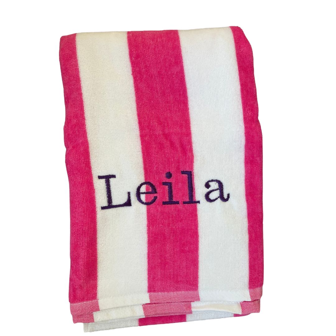 Embroidered Beach Towel