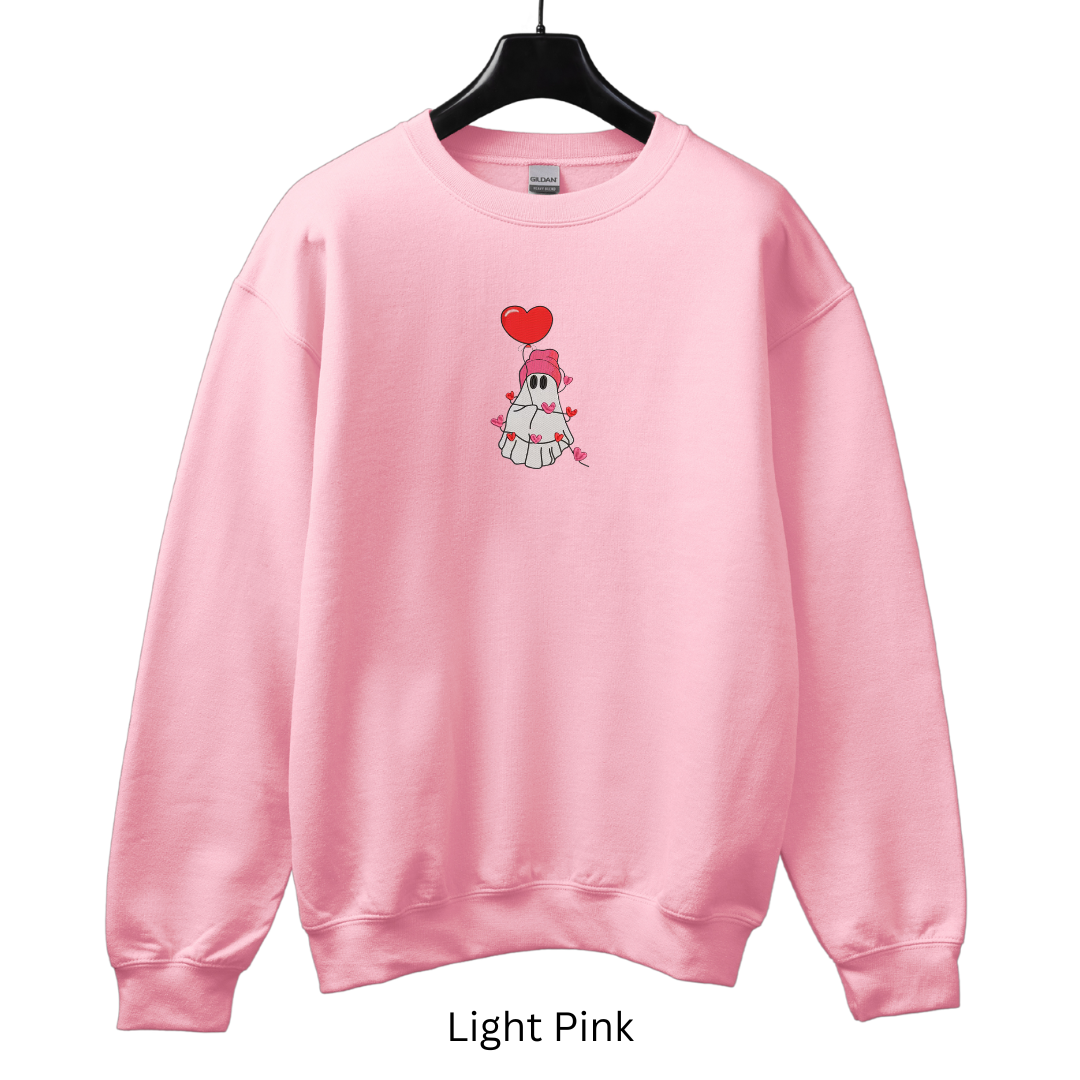 Valentine's Day Ghost Sweater (Crewneck or Hoodie)