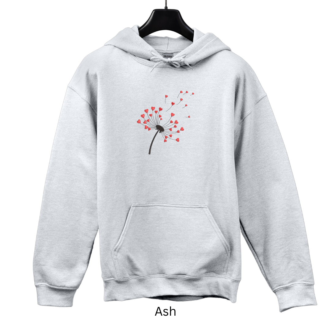 Valentine's Day Dandelions Sweater (Crewneck or Hoodie)