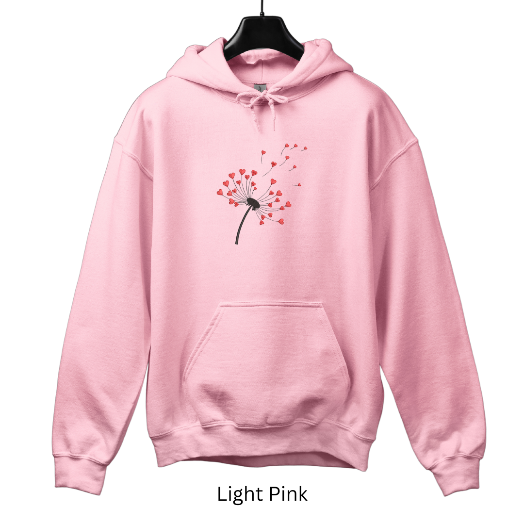Valentine's Day Dandelions Sweater (Crewneck or Hoodie)
