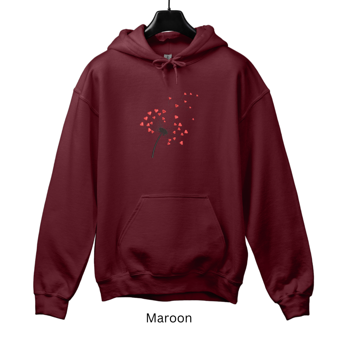 Valentine's Day Dandelions Sweater (Crewneck or Hoodie)