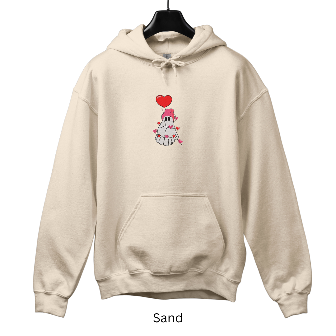 Valentine's Day Ghost Sweater (Crewneck or Hoodie)