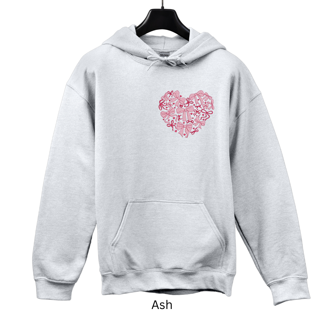 Valentine's Day Bows Sweater (Crewneck or Hoodie)