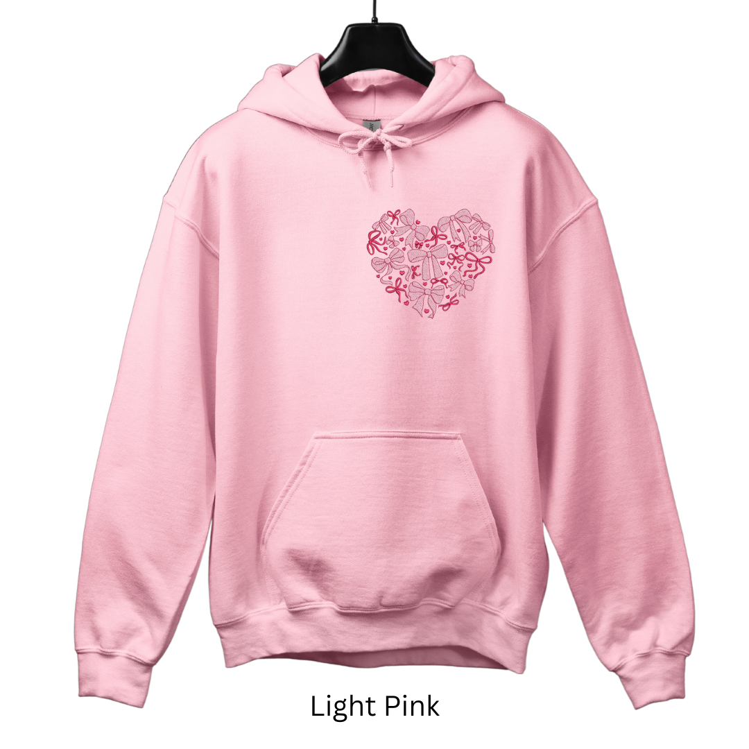 Valentine's Day Bows Sweater (Crewneck or Hoodie)