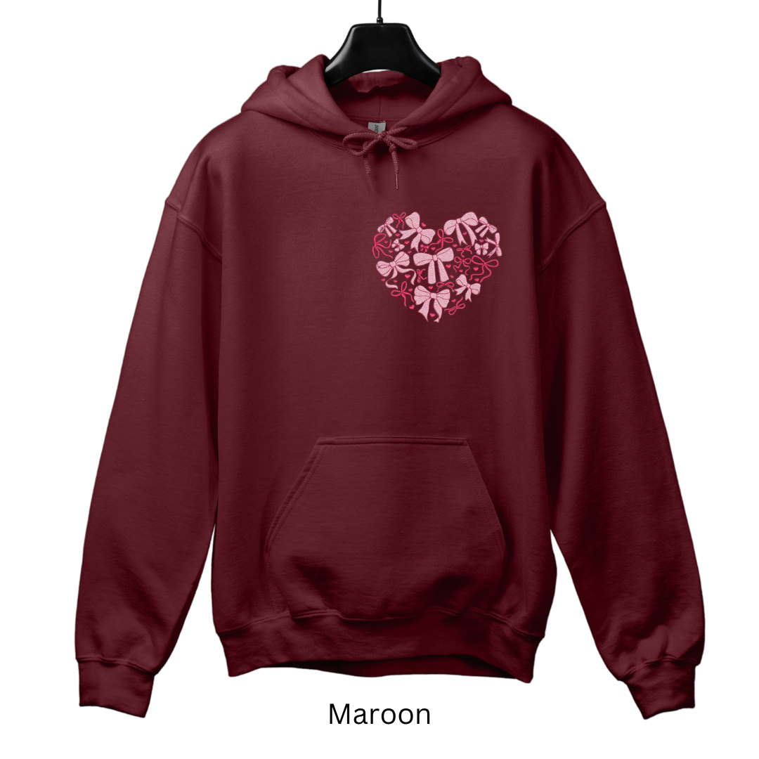 Valentine's Day Bows Sweater (Crewneck or Hoodie)