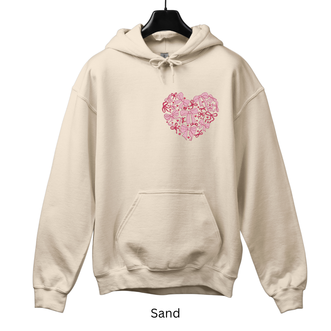 Valentine's Day Bows Sweater (Crewneck or Hoodie)