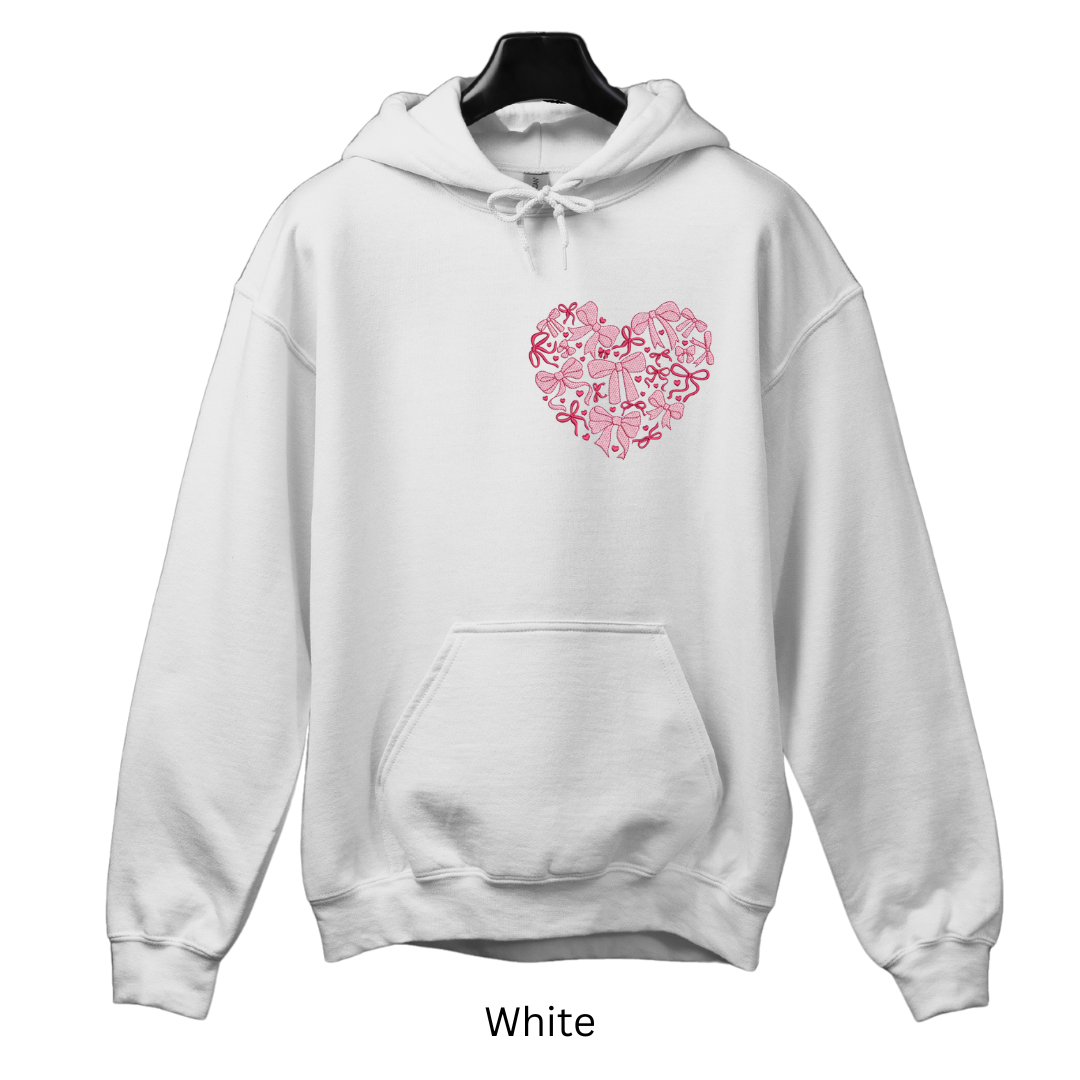 Valentine's Day Bows Sweater (Crewneck or Hoodie)