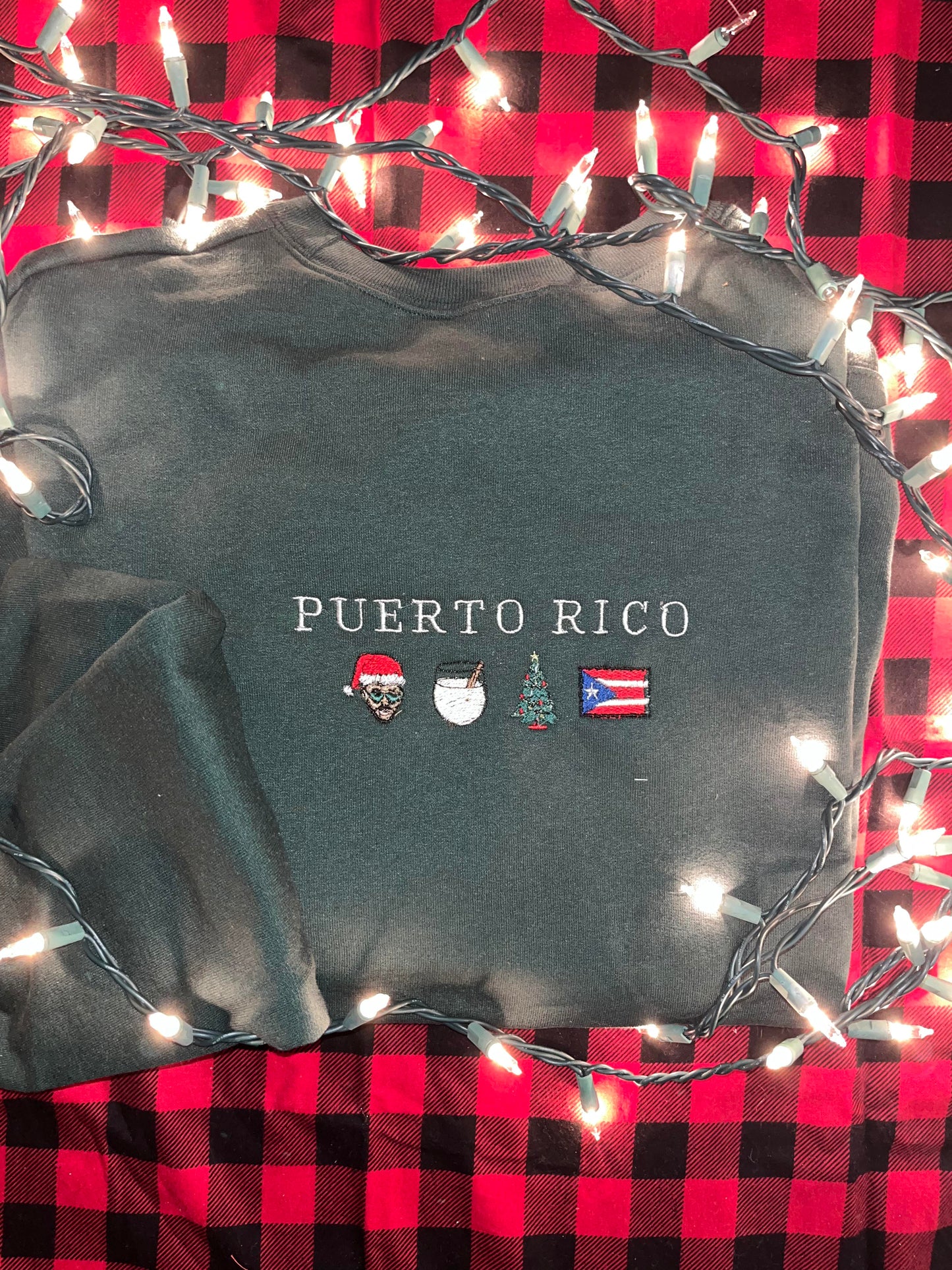 Puerto Rican Christmas Holiday Crewneck
