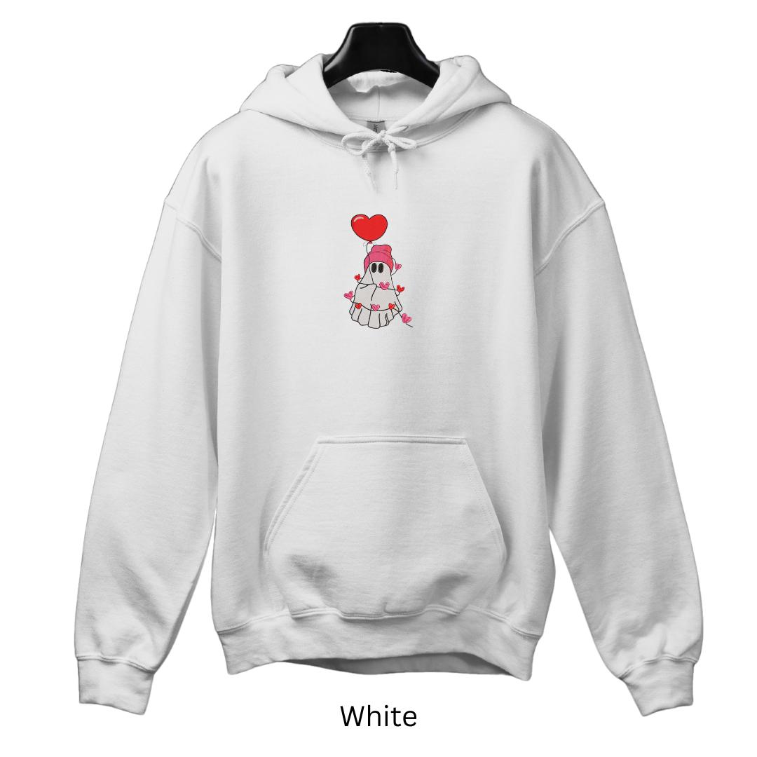 Valentine's Day Ghost Sweater (Crewneck or Hoodie)